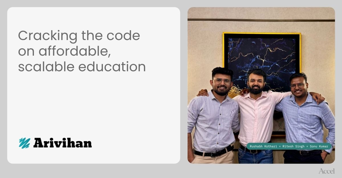 A Personal Tutor for Everybody: Our investment in Arivihan